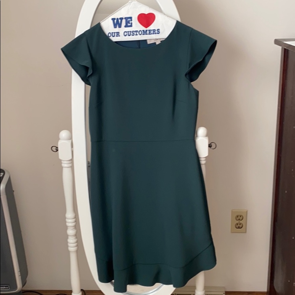 Loft fit and flare dress